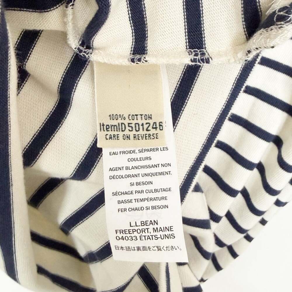 L.L. Bean Striped Button Top - Picture 6 of 6